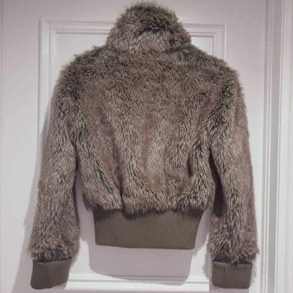 Vintage Y2K Faux Fur Teddy Jacket By Costa Blanca - Picture 4 of 15